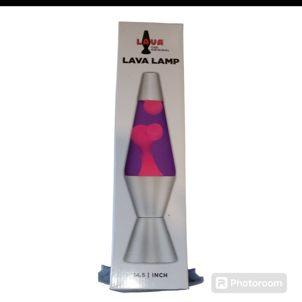 NIB Purple/Pink Lava Lamp Girls Retro